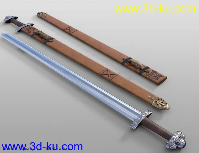 Medieval Weapons 2 Viking Weapons模型的图片2