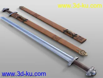 3D打印模型Medieval Weapons 2 Viking Weapons的图片