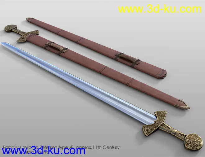 Medieval Weapons 2 Viking Weapons模型的图片4