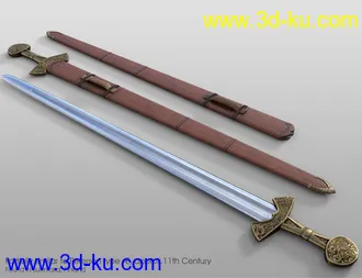 3D打印模型Medieval Weapons 2 Viking Weapons的图片