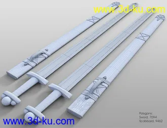 3D打印模型Medieval Weapons 2 Viking Weapons的图片