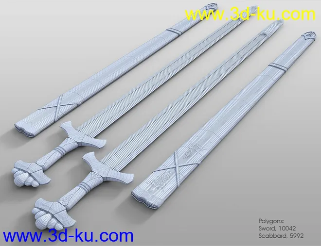 Medieval Weapons 2 Viking Weapons模型的图片7