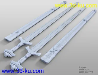 3D打印模型Medieval Weapons 2 Viking Weapons的图片