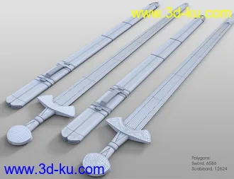 3D打印模型Medieval Weapons 2 Viking Weapons的图片