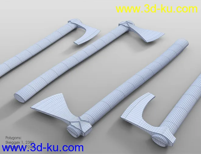 Medieval Weapons 2 Viking Weapons模型的图片9