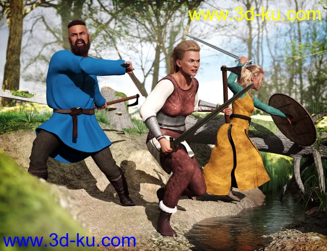 Medieval Weapons 2 Viking Weapons模型的图片10