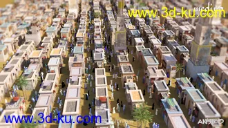 3D打印模型Medina Cityscape Generator的图片