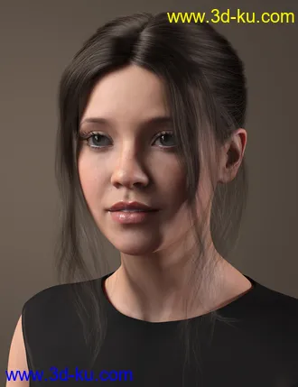 MEGA Updo 2 Hair for Genesis 8 and 8.1 Females模型的图片10