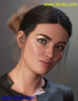 MEGA Updo 2 Hair for Genesis 8 and 8.1 Females模型的图片32