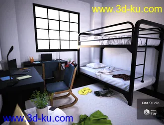 3D打印模型Messy Dorm的图片