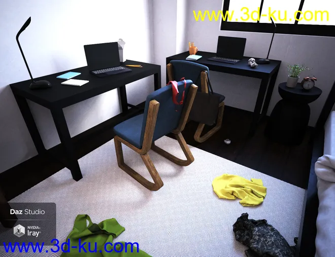 Messy Dorm模型的图片3