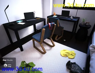 3D打印模型Messy Dorm的图片