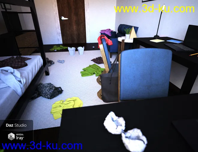 Messy Dorm模型的图片4