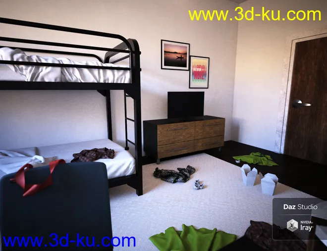 Messy Dorm模型的图片5