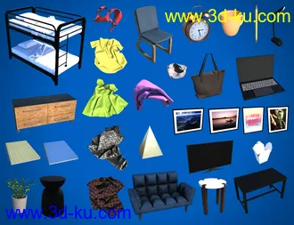 3D打印模型Messy Dorm的图片