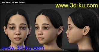 3D打印模型Mia HD for Genesis 8 and 8.1 Female的图片