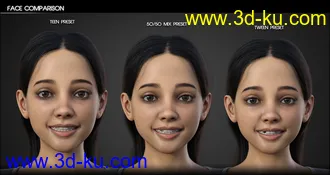 3D打印模型Mia HD for Genesis 8 and 8.1 Female的图片