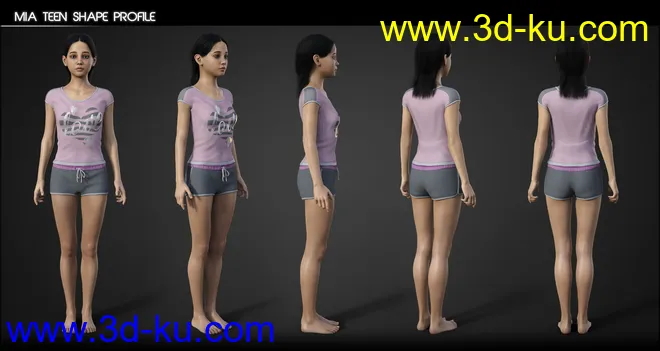 Mia HD for Genesis 8 and 8.1 Female模型的图片6