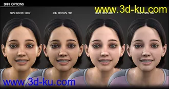 3D打印模型Mia HD for Genesis 8 and 8.1 Female的图片