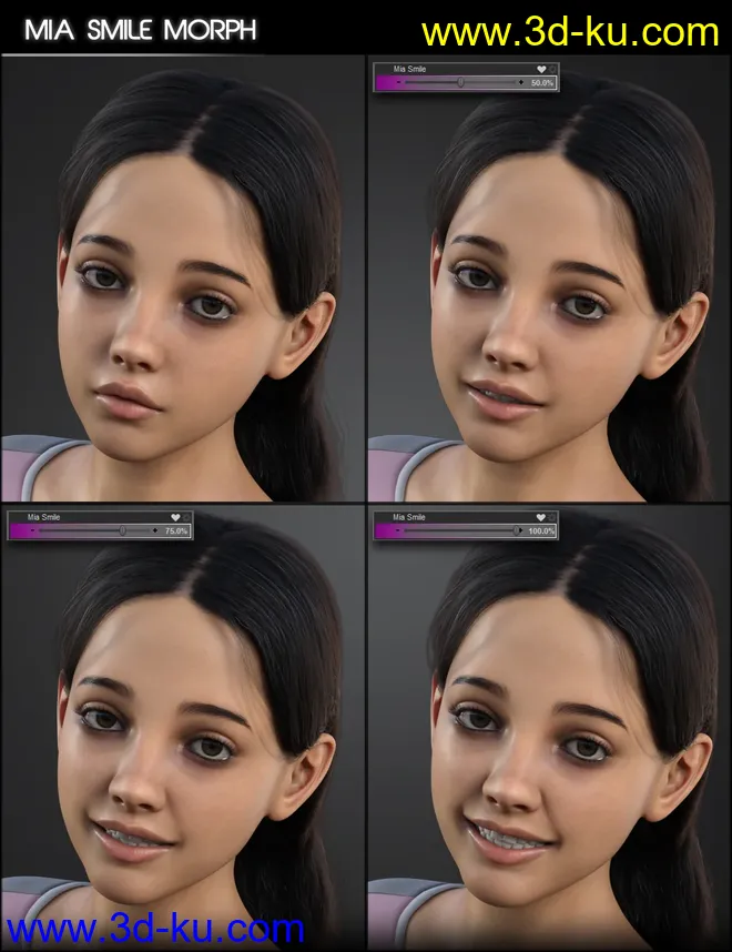 Mia HD for Genesis 8 and 8.1 Female模型的图片16