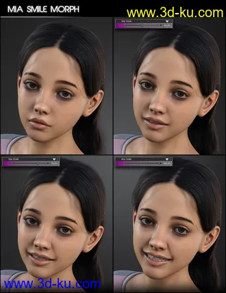 3D打印模型Mia HD for Genesis 8 and 8.1 Female的图片