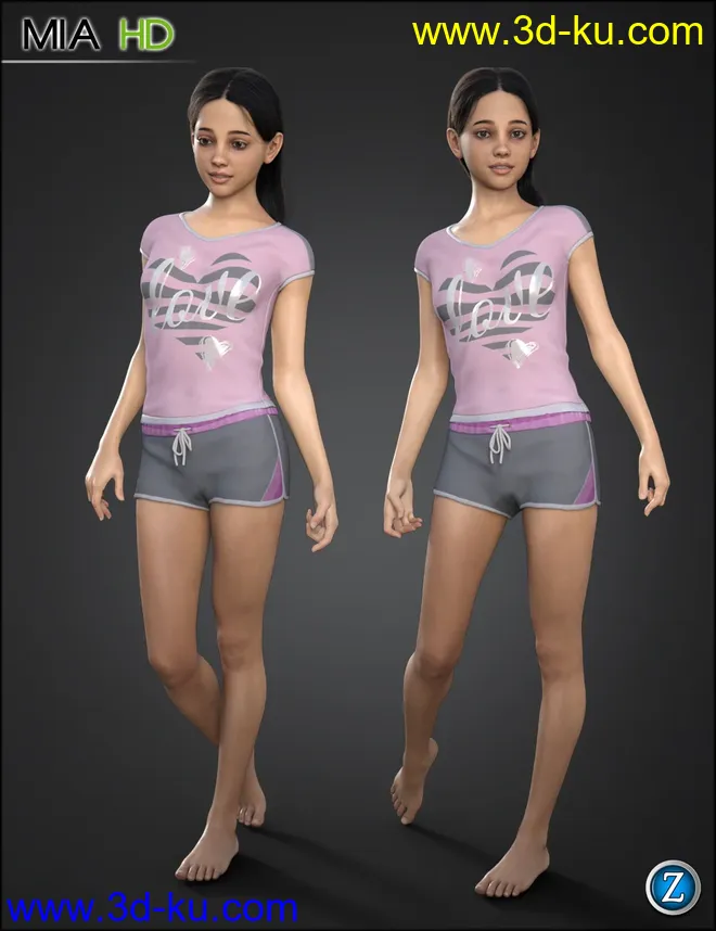 Mia HD for Genesis 8 and 8.1 Female模型的图片17