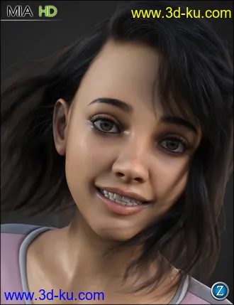 3D打印模型Mia HD for Genesis 8 and 8.1 Female的图片