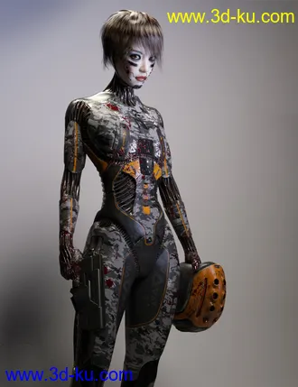3D打印模型MiA Lvl 4 HD Morph for Genesis 8 Females的图片