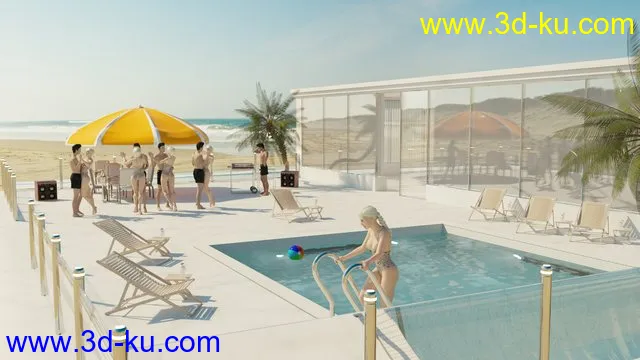 Mif Summer Party House模型的图片1