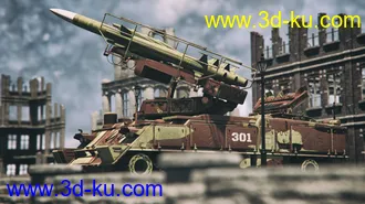 3D打印模型Missile Launcher SA-6的图片