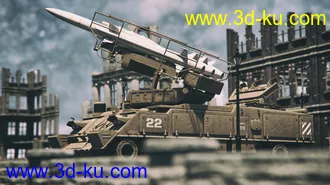 3D打印模型Missile Launcher SA-6的图片
