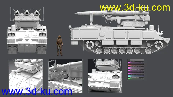 Missile Launcher SA-6模型的图片7