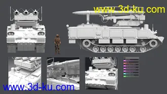 3D打印模型Missile Launcher SA-6的图片