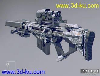 3D打印模型MKS Tactical Sniper Rifle and Poses的图片