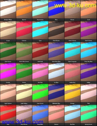3D打印模型MMX Face Paint for Genesis 3, 8 and 8.1的图片