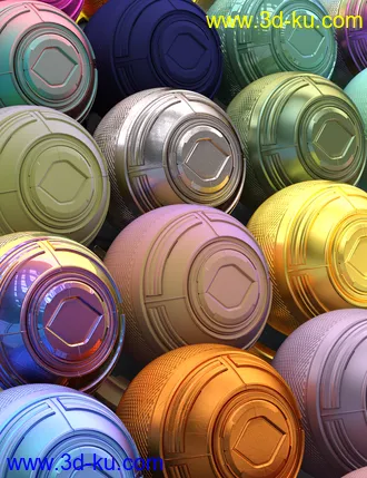 3D打印模型MMX Resource Saver Shaders Collection 5 for Iray的图片