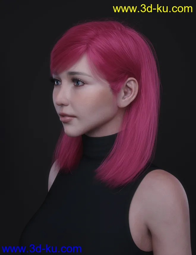 Mnn Hairs for Genesis 8 and 8.1 Females模型的图片1