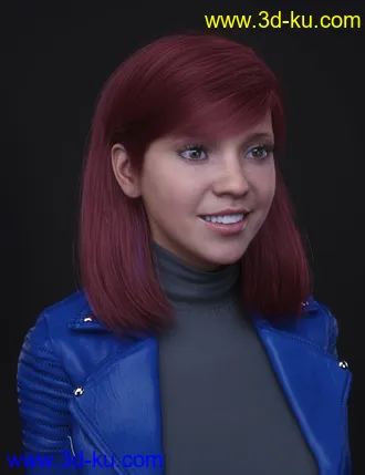 3D打印模型Mnn Hairs for Genesis 8 and 8.1 Females的图片