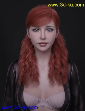 3D打印模型Mnn Hairs for Genesis 8 and 8.1 Females的图片