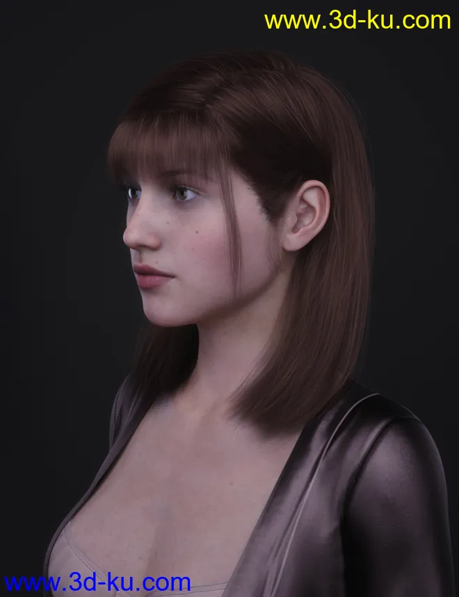 Mnn Hairs for Genesis 8 and 8.1 Females模型的图片5