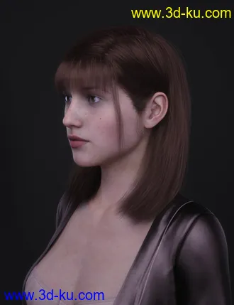 3D打印模型Mnn Hairs for Genesis 8 and 8.1 Females的图片