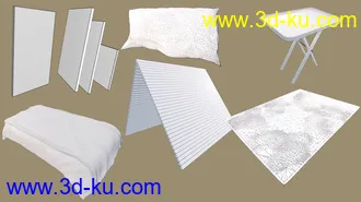 3D打印模型Modern Attic Bedroom的图片