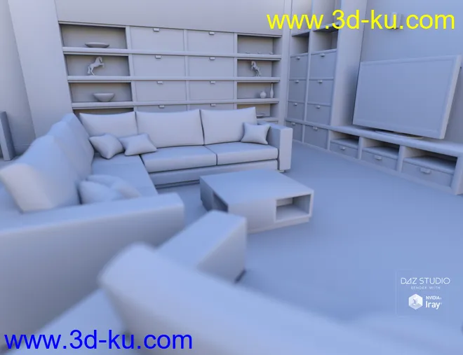 Modern Barn Conversion Interior模型的图片9