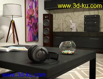 3D打印模型Modern House 2 Props 2的图片