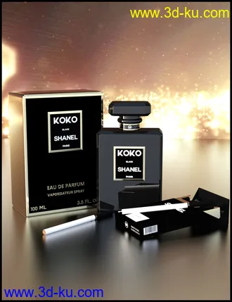 3D打印模型Modern Perfume Collection的图片