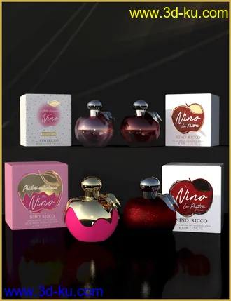 3D打印模型Modern Perfume Collection的图片