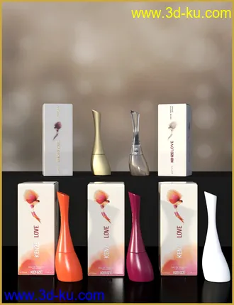 3D打印模型Modern Perfume Collection的图片
