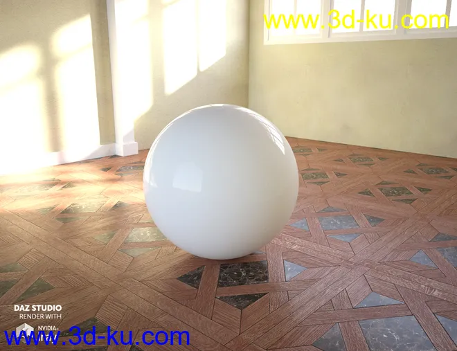 Modular Parquet Stone - Iray Shaders模型的图片3