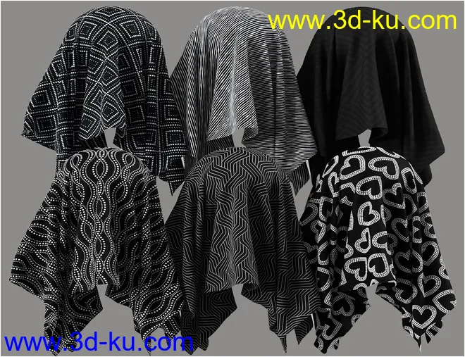 Monochrome Iray Shaders 01 - Merchant Resource模型的图片2