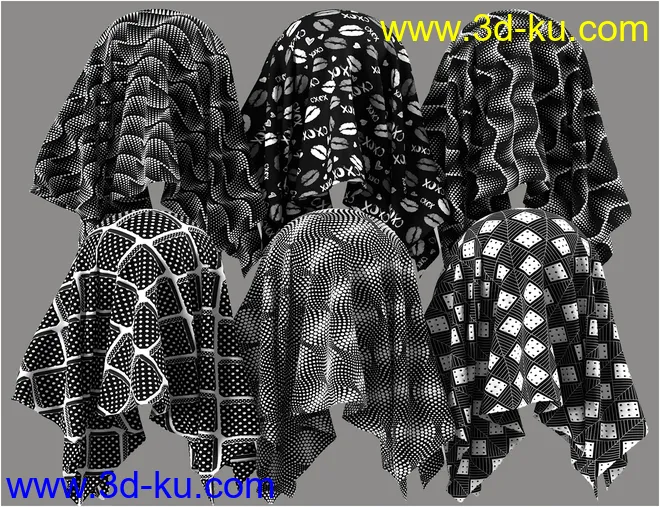 Monochrome Iray Shaders 01 - Merchant Resource模型的图片4